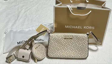 MICHAEL KORS 기하학 패턴 숄더백