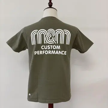 M&M Custom Performance 카키 티셔츠 M 사이즈