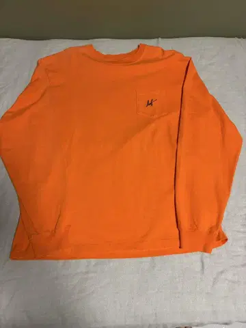 huf 오렌지 롱 T셔츠