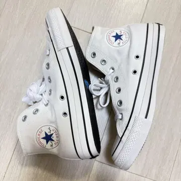 Converse 하이컷 스니커즈 5.5 화이트