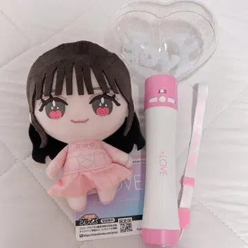 =LOVE 이코러브 하트 응원봉 타카마츠 히토미 봉제인형 모리 판타지