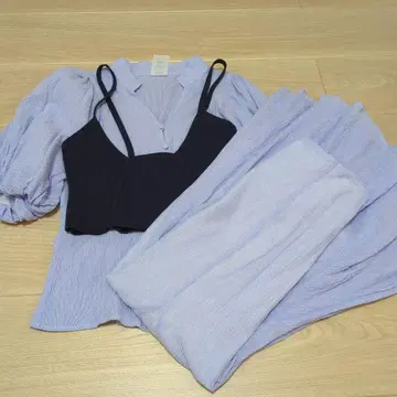 SNIDEL YUKO ARAKI 셋업 M 블루