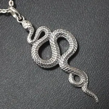 뱀 파충류 대사 스네이크 펜던트 실버 925 은 선물