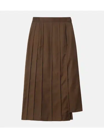 LE CIEL BLEU Pintuck Design Skirt 34