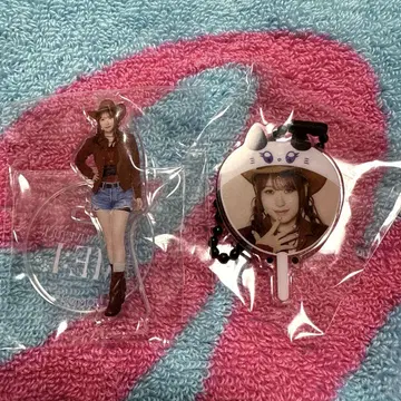 ME:I 카사하라 모모나 캡슐 토이 아크릴 스탠드 부채