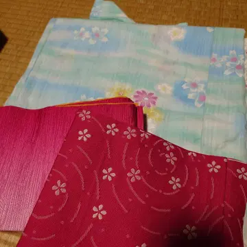 꽃무늬 유카타 중고