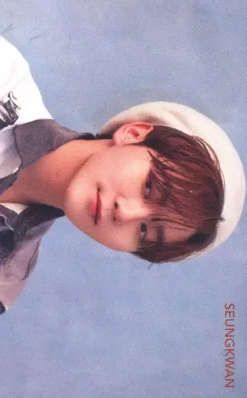 SEVENTEEN  꽃잎 SEUNGKWAN 트레이딩 카드 Blue