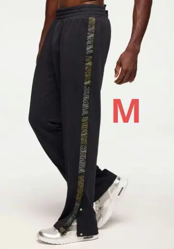ZUMBA 블랙 팬츠 M 여성용 남성용 남녀공용 새상품