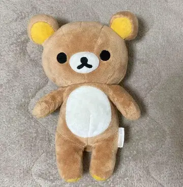 지퍼 달린 곰돌이 봉제 인형 약 30cm