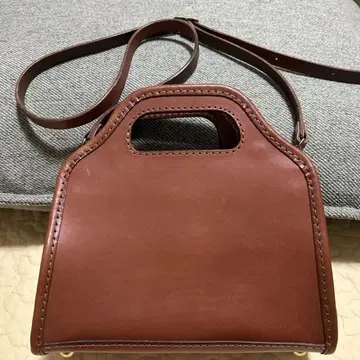 HERZ 아치 핸드백 초코