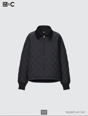 UNIQLO 퍼프 테크 블루종 3XL 블랙 461360