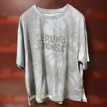 CURLING STONES 그레이 티셔츠