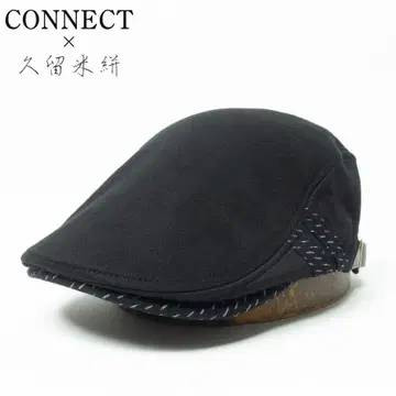 새상품 CONNECT x 구루메 가스리 코튼 맨투맨 헌팅 블랙