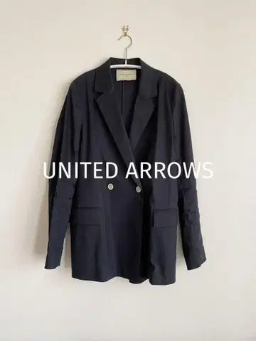 UNITED ARROWS 린넨 더블 자켓