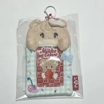 mikko cafe 카페 봉제 인형 카드 케이스 라떼