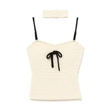 andmary Sui ribbon tops ivory
