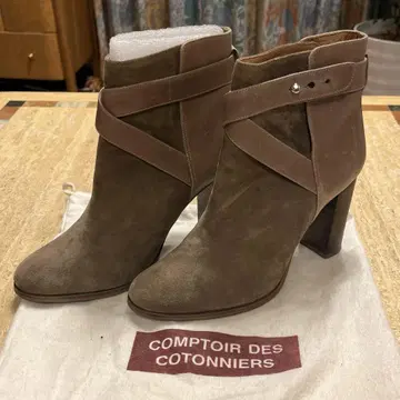 COMPTOIR DES COTONNIERS 브라운 앵클부츠