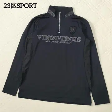 23구 SPORT 골프 하프 지퍼 긴팔 셔츠 스트레치 핏 XL