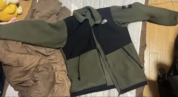 THE NORTH FACE 플리스 자켓 L 사이즈 올리브 블랙