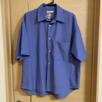 WYM TENCEL WIDE HALF SLEEVE SHIRT S 사이즈