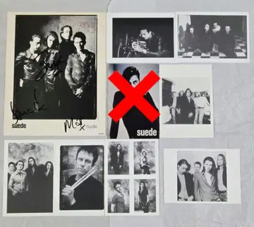 suede 스웨이드 친필 사인 엽서 서양 POP 버나드 버틀러