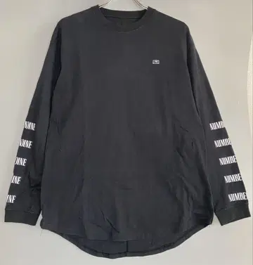 NUMBER (N)INE 긴팔 티셔츠 블랙 cotton100 긴팔 T