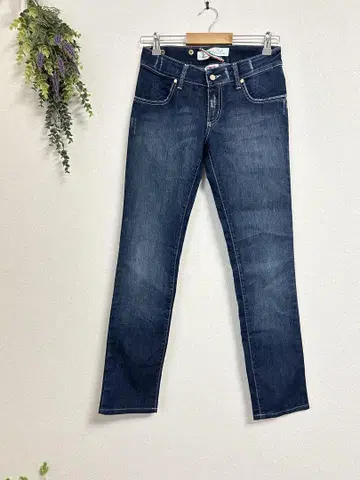 MET jeans [ XXS 상당 ] 다크 블루 슬림 핏 데님 이탈리아제