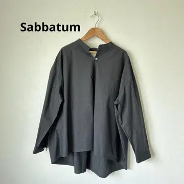 [ 새상품급 ] 29 sabbatum 사바툼 긴팔 셔츠 블랙 면 클리닝