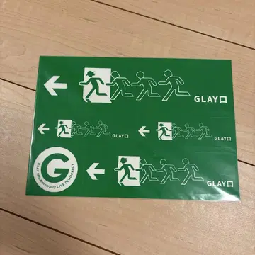 GLAY LIVE DEMOCRACY 굿즈 GLAY 입 스티커 2