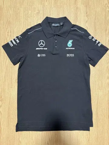 AMG 벤츠 PETRONAS F1 TEAM 피케 셔츠 사이즈 S