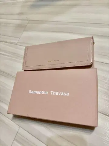 Samantha Thavasa 워터프루프 핑크 장지갑