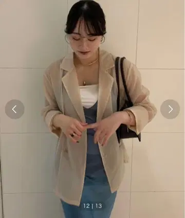 나오자키 나나코 INTER FACTORY 시어 자켓