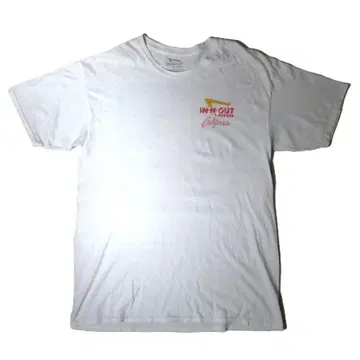 IN N OUT BURGER 백 프린트 티셔츠 L