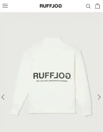 RUFFLOG L/S BACK LOGO MOCK NECK