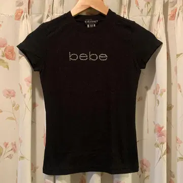 bebe bbsp 반팔 티셔츠 큐빅 로고 S 사이즈
