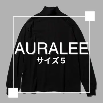 AURALEE(오라리) 심리스 하이넥 티셔츠 사이즈 5