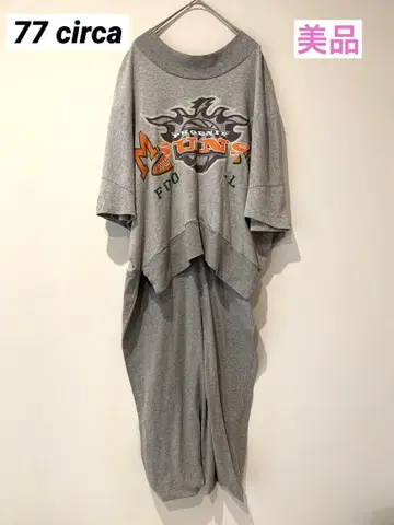 77 circa 반팔 롱 원피스풍 하프 슬리브 돌먼 리메이크