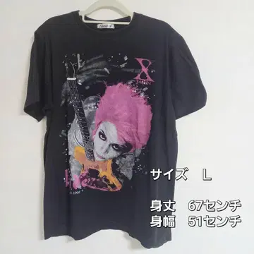 X JAPAN hide 그래픽 티셔츠 L 사이즈