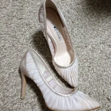 DIANA 21.5cm 플리츠 디자인 펌프스