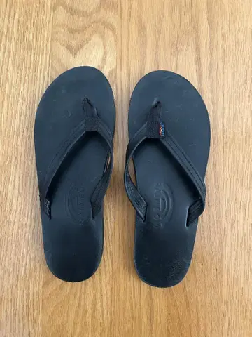 RAINBOW SANDALS 블랙 S 사이즈 레인보우샌들