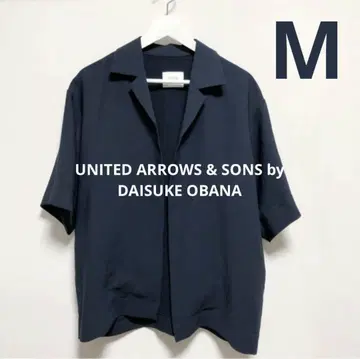 UNITED ARROWS & SONS 네이비 오픈 셔츠 M