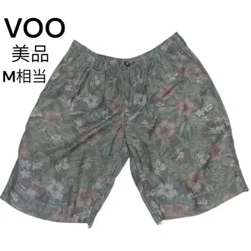 VOO 꽃무늬 하프 팬츠 숏팬츠 M 상당