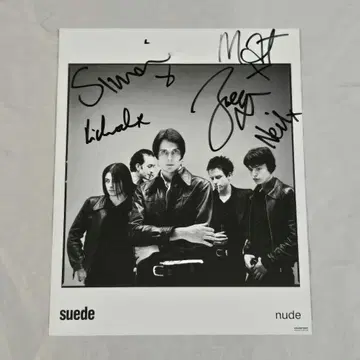 suede 스웨이드 친필 사인