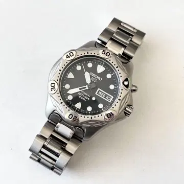 SEIKO AGS 스쿠버 5M43-0B40 티타늄 데이데이트 세이코