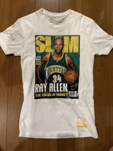 Mitchell&ness RAY ALLEN 사진 티셔츠 SLAM NBA
