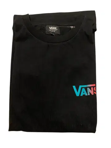 VANS 블랙 롱 슬리브 티셔츠 L 사이즈