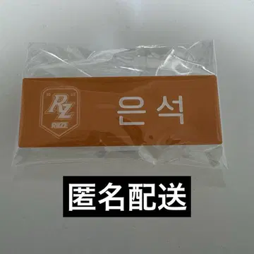 SMTOWN 랜덤 네임 배지 RIIZE 은석