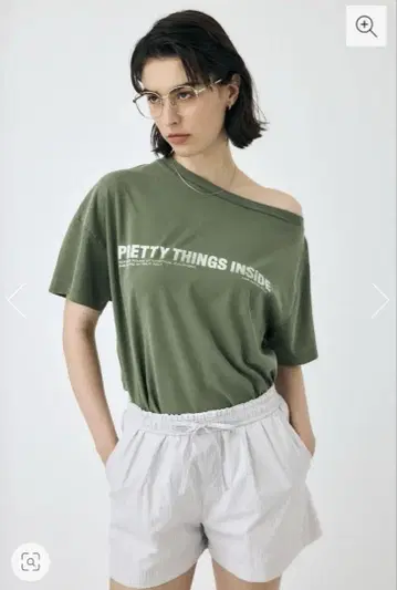 MOUSSY ONE SHOULDER TEE