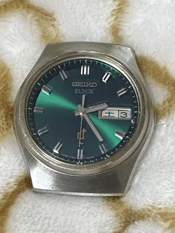 SEIKO ELNIX 그린 다이얼 시계