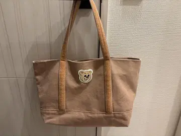페일러 토트백 대 올드 테디 걸 와펜 베이지 라브라리